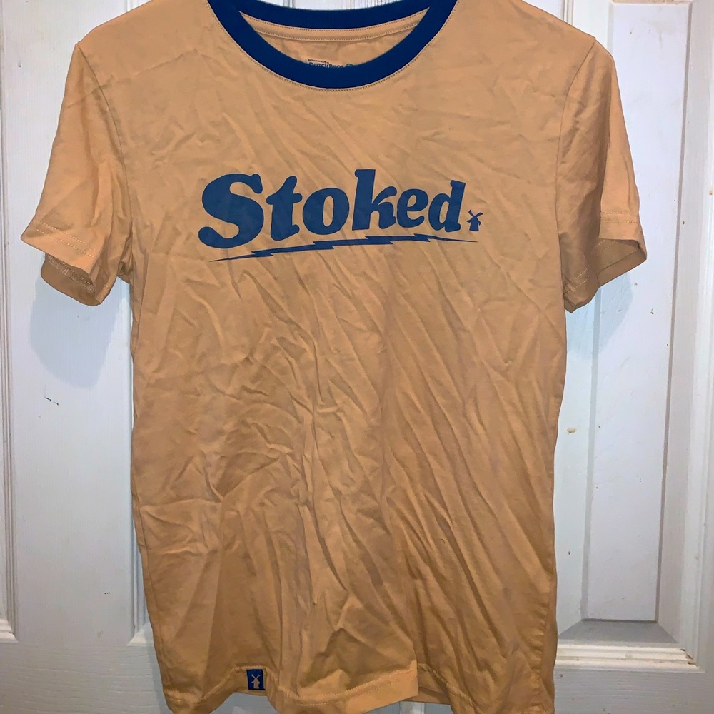Dutch Bros Tan T-Shirt, 100% Cotton